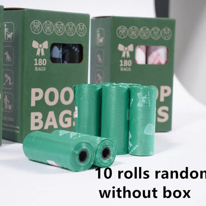 3/6/10 Rolls Thick & Durable Pet Poop Bags with Pink Bows – Leakproof Dog & Cat Waste Bags for Outdoor Walks, Multiple Sizes