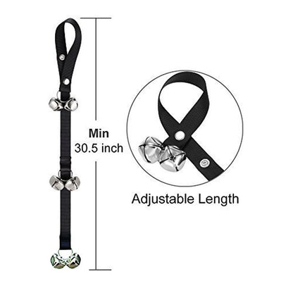 Pet Training Doorbell Rope for Dogs – Adjustable Length Dog Toilet Training Bells | Loud & Durable Metal Bells