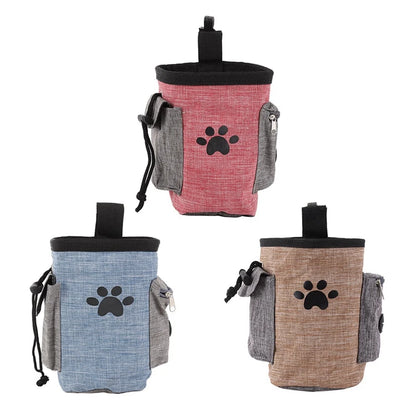 Dog Treat Pouch Dog Training Pouch Bag with Waist Shoulder Strap Poop Bag Dispenser Treat Training Bags for Treats Pet Toys