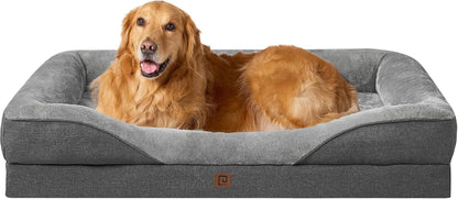 EHEYCIGA Orthopedic Dog Bed - Memory Foam Sofa Bed with Waterproof Protection for Dogs