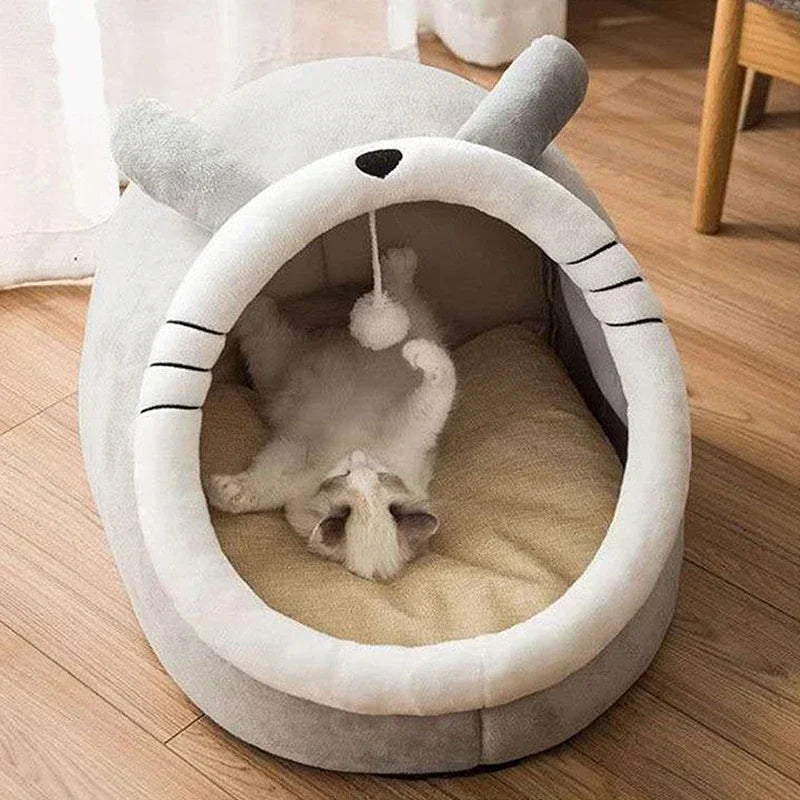 Washable Pet Lounger Cushions – Cozy Cat & Dog Beds, Warm Baskets for Winter