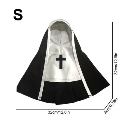 Pet Dog Nun Costume for Halloween – Cute Cosplay Outfit for Small to Medium Dogs & Cats