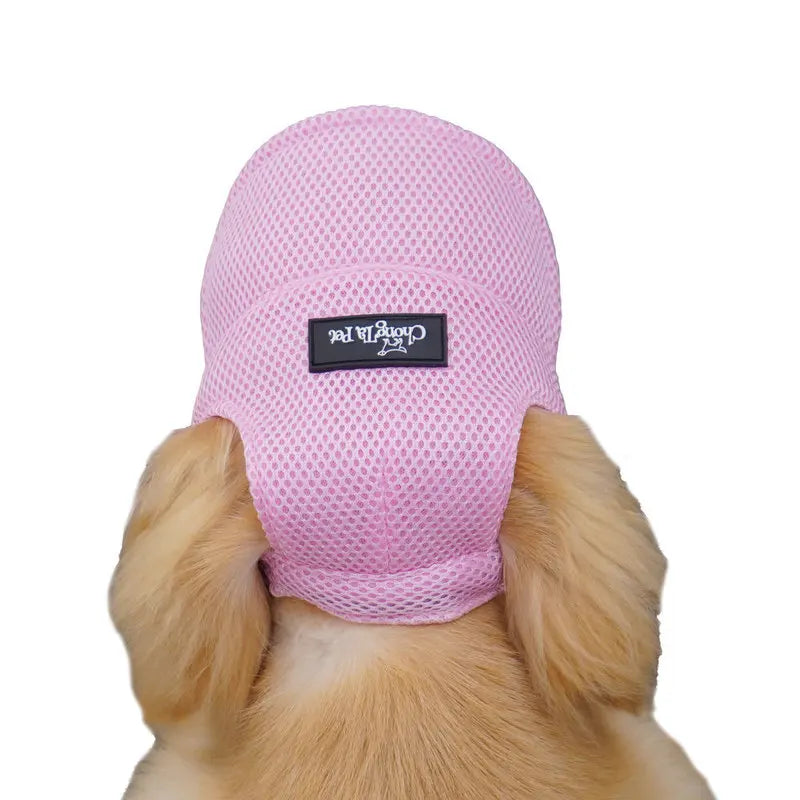 Summer Pet Dog Hat – Breathable Sun Protection Cap with Exposed Ears 