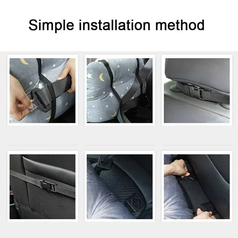 Dog Car Seat with Safety Belt – Universal Four-Season Booster Nest Cushion for Dogs & Cats, Washable Travel Mattress