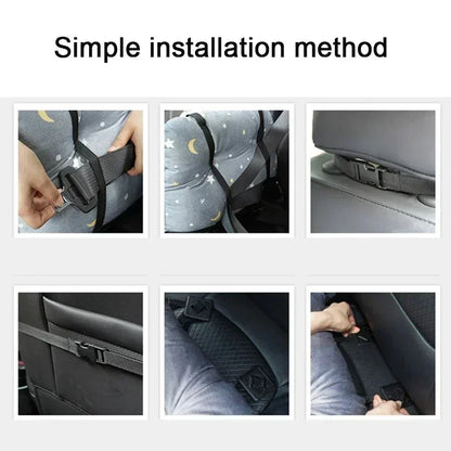 Dog Car Seat with Safety Belt – Universal Four-Season Booster Nest Cushion for Dogs & Cats, Washable Travel Mattress