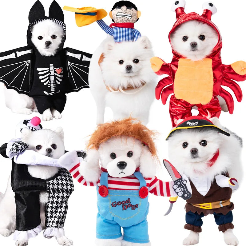 Halloween Dagger Pet Costume – Funny Knife Holding Dog Clothes & Cat Transformation Outfit